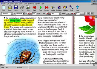an example of someone using the kurzweil software