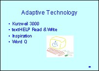 list of adaptive technology