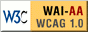 This document conforms to level Double-A of the W3C Web Content Accessibility Guidelines 1.0