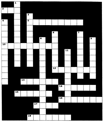 crossword puzzle