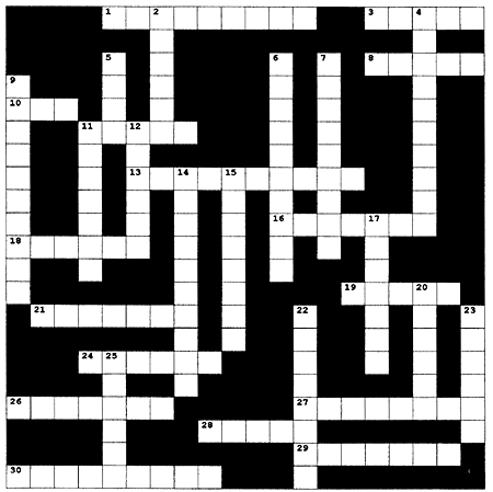 crossword puzzle