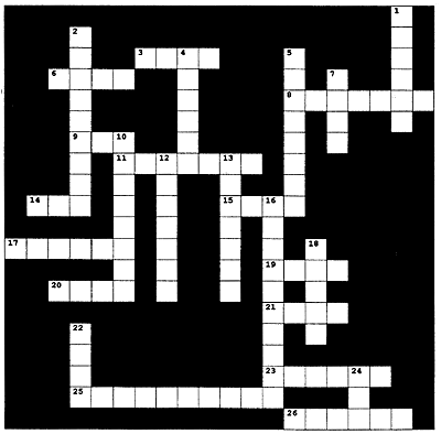 crossword puzzle
