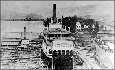 Construction of the S.S. Sicamous