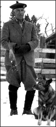 The Laird and his dog