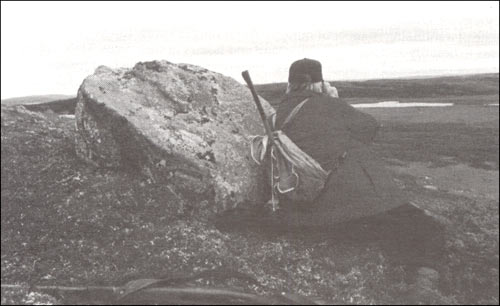 photo of a man hunting