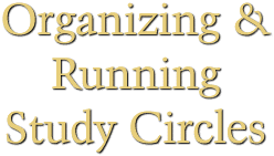 Organizing and Running Study Circles