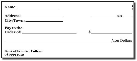 cheque image