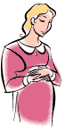 A pregnant lady