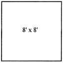 8x8 square