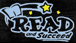 graphic of the words "Read and Succeed" inside a black box with an open book that has a shooting star going across of it