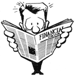 Man holding newspaper